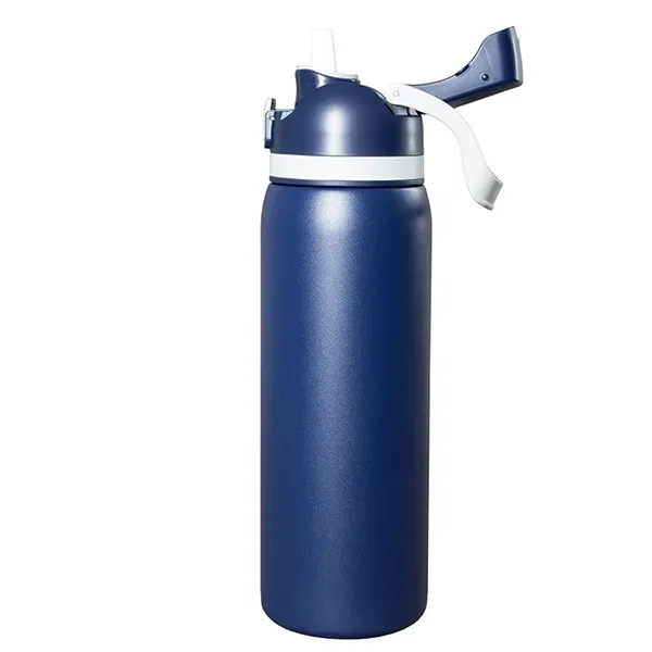 Meet the 'Flex" 27 oz. double-wall stainless steel insulated bottle built... from ASI 62660 Innovation Line