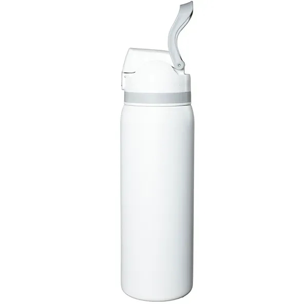 Meet the 'Flex" 27 oz. double-wall stainless steel insulated bottle built... from ASI 62660 Innovation Line