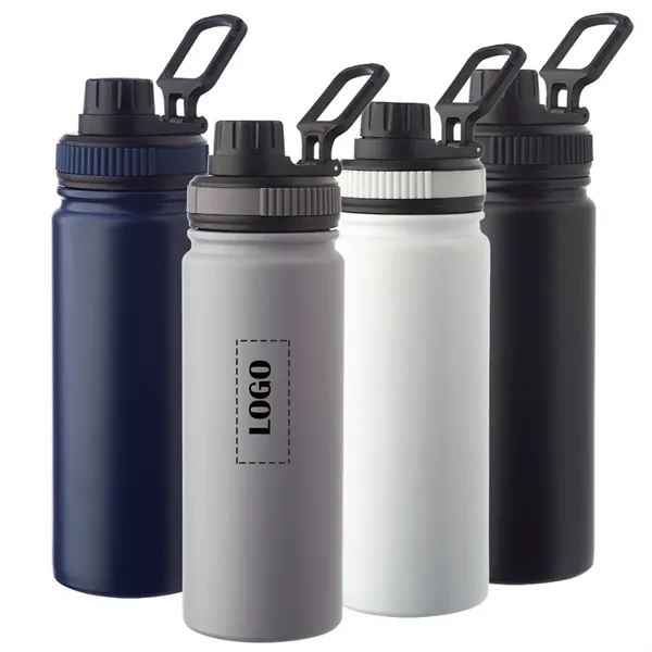 Single wall stainless steel bottle of 23 oz. capacity and imprint... from ASI 37218 Athena Promo (tm)