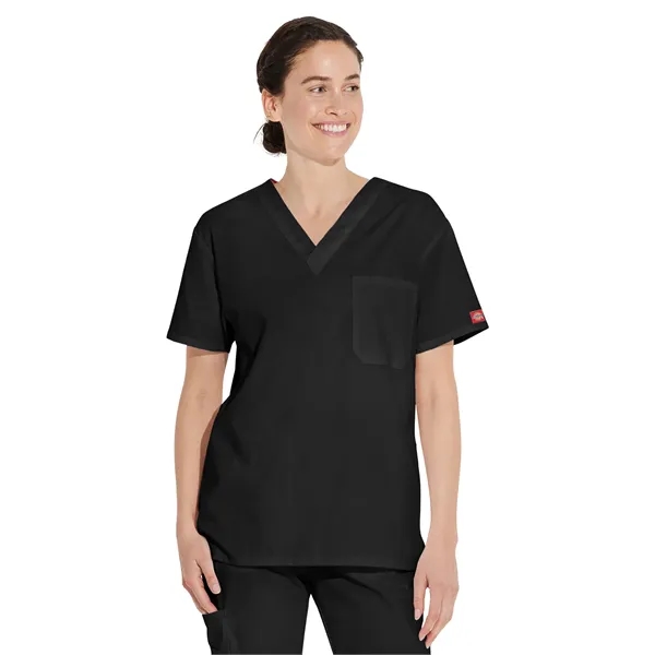 Dickies Medical - EDS Signature - Unisex Tuckable V-Neck Top... from ASI 86018 Scrub Authority