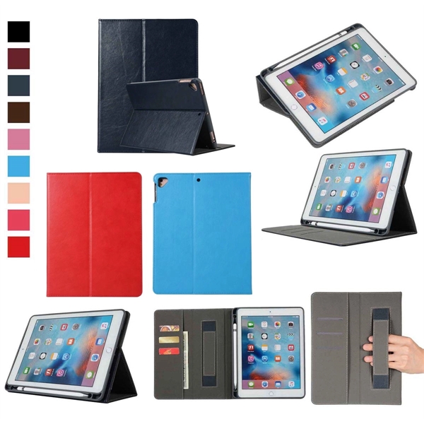 This iPad 9.7" Leatherette Case with Pencil Holder is available in... from ASI 79909 Promotek / Promotek™