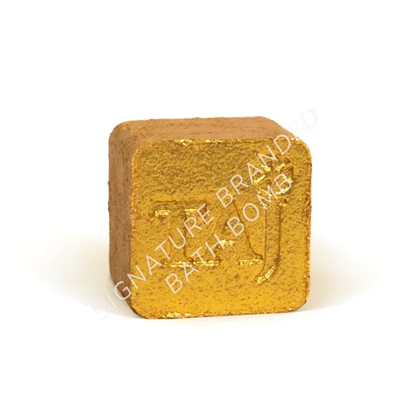 24 karat gold bath bomb, with logo pressed into the top... from ASI 38850 Bath Promotions