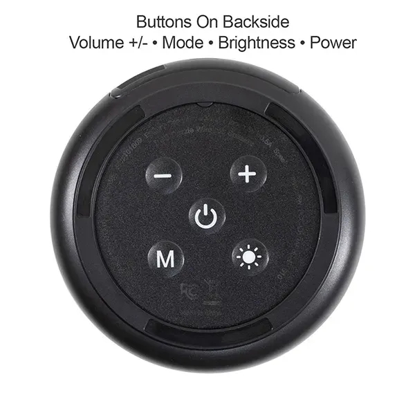 Bluetooth Speaker with 5W TWS technology in a clear black color... from ASI 62660 Innovation Line