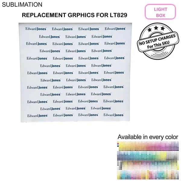 Replacement Graphics one side only for Backlit LED Light Box SEG... from ASI 53509 FIEL-Fairdeal Import & Export