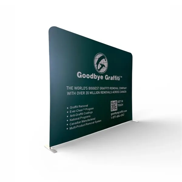 10'W x 8'H EuroFit Tension Fabric Straight Wall Kit, Double Sided... from ASI 53509 FIEL-Fairdeal Import & Export / FIEL