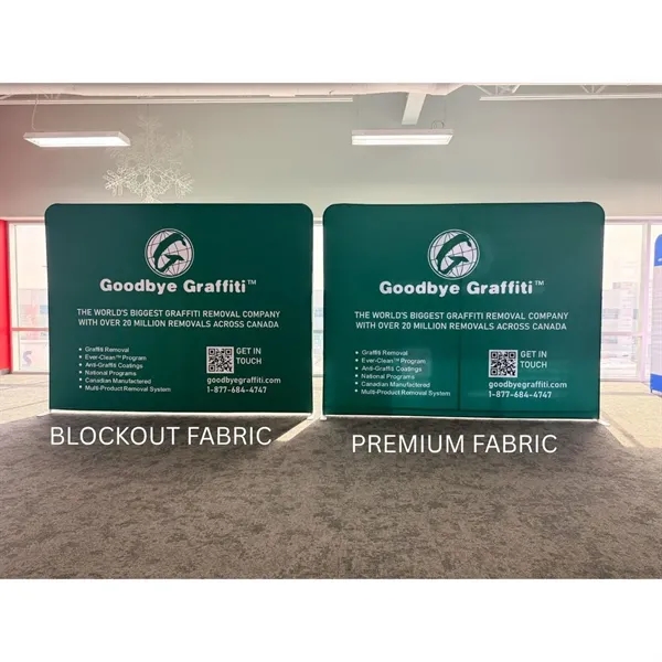 10'W x 8'H EuroFit Tension Fabric Straight Wall Kit, Double Sided... from ASI 53509 FIEL-Fairdeal Import & Export / FIEL