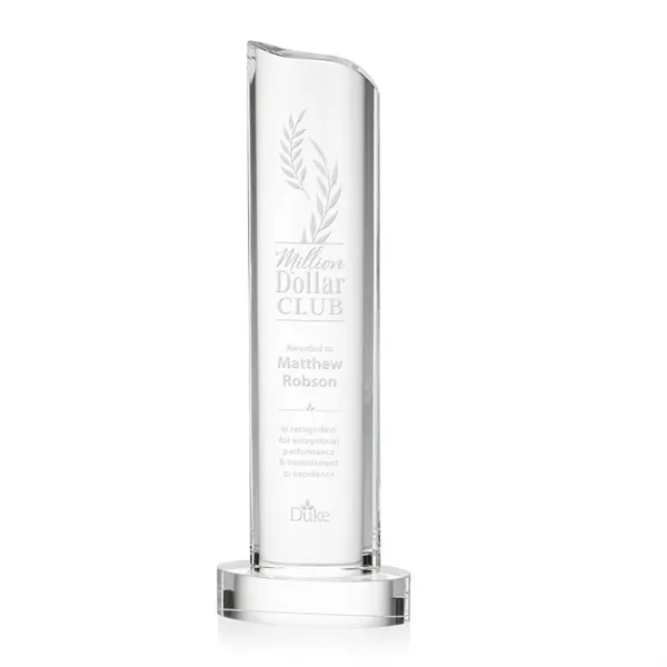 The Kilburn Award is a stunning optical crystal tower featuring a... from ASI 84592 St Regis Group / St Regis
