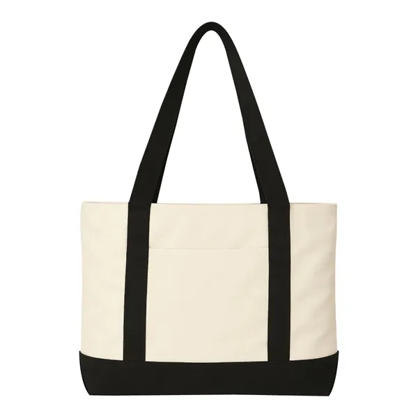 Item #TOTEBAG32 14 oz. Cotton Canvas Jumbo Trader Tote Bag