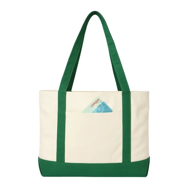 Item #TOTEBAG32 14 oz. Cotton Canvas Jumbo Trader Tote Bag