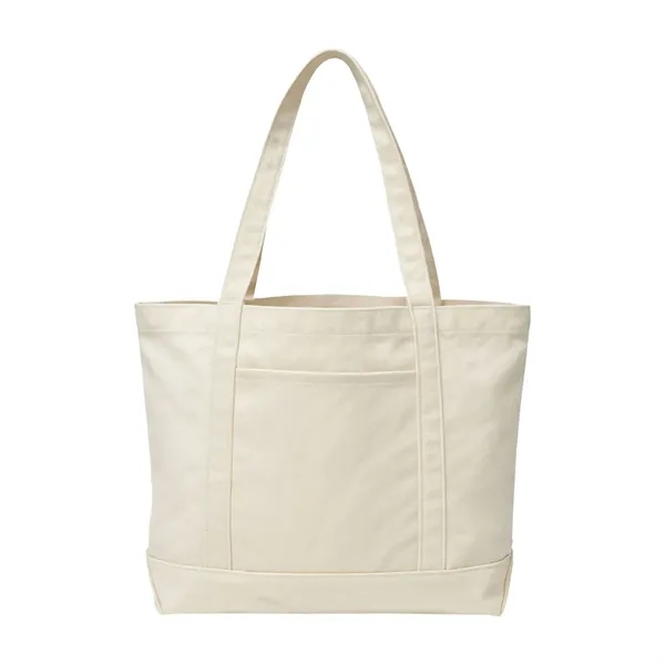 Item #TOTEBAG32 14 oz. Cotton Canvas Jumbo Trader Tote Bag