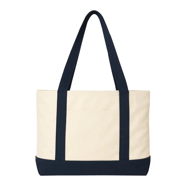 Item #TOTEBAG32 14 oz. Cotton Canvas Jumbo Trader Tote Bag