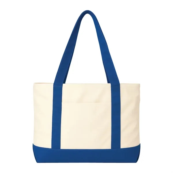Item #TOTEBAG32 14 oz. Cotton Canvas Jumbo Trader Tote Bag