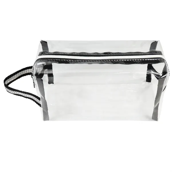 Item #TRAVKIT4CL Soft TPU Toiletry Travel Bag w/Handle