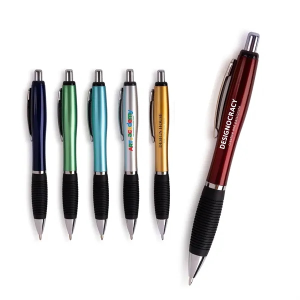 This attractive retractable pen is available in 6 stunning metallic colors.... from ASI 83770 Royal Industries / The Royal Line