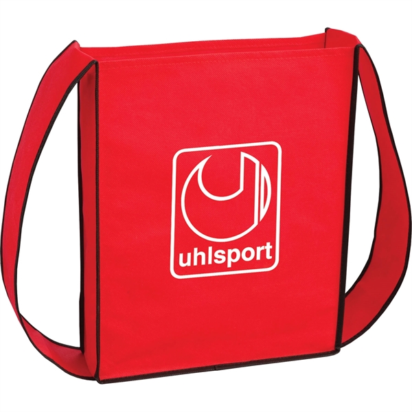 Messenger shoulder bag with stitched seams on the sides and bottom... from ASI 54100 Fields Manufacturing Inc / TargetLine®