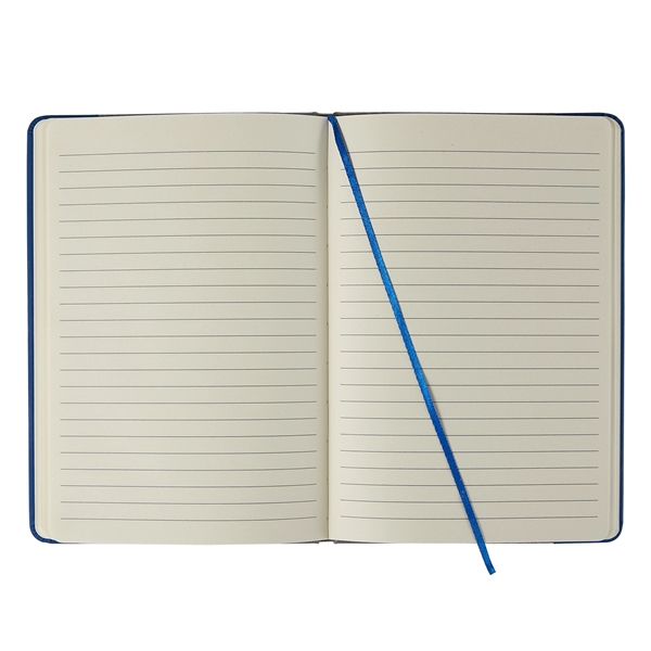 6" x 8" journal with 80 cream-colored lined sheets and matching... from ASI 52840 Evans Manufacturing