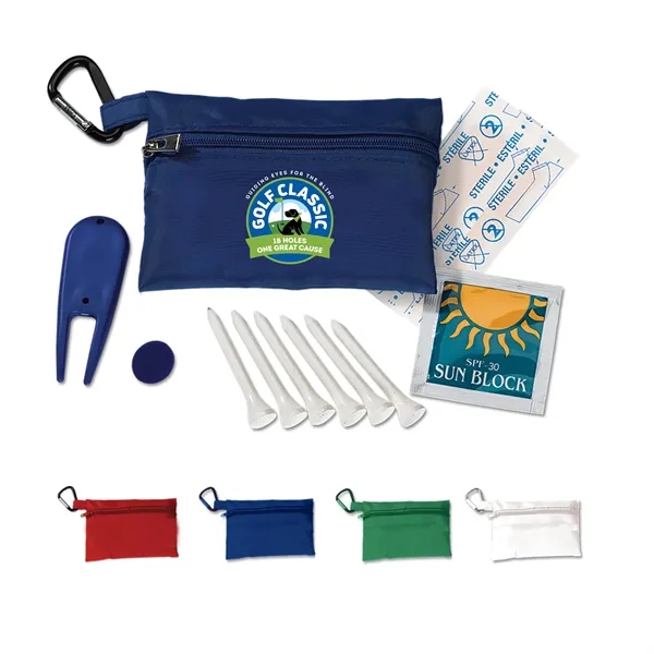 Full Color Mega Golf Kit in Zippered Bag... from ASI 44900 NC Custom (CI/Lanco) / Lanco