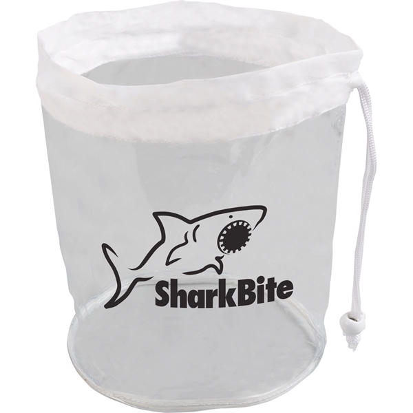 Small clear drawstring bag made of 20 gauge vinyl and measuring... from ASI 54100 Fields Manufacturing Inc / TargetLine®