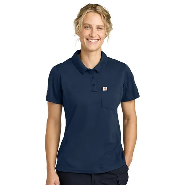 Women's Carhartt performance polo designed for active teams, responders and branded... from ASI 72657 Active Life Promo / Active Life