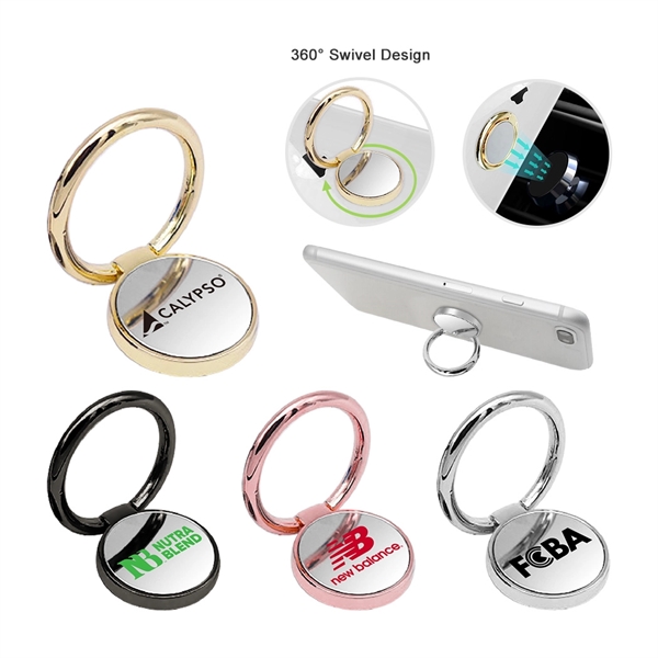 Shiny Round Shape Phone Ring... from ASI 31517 Admart Products