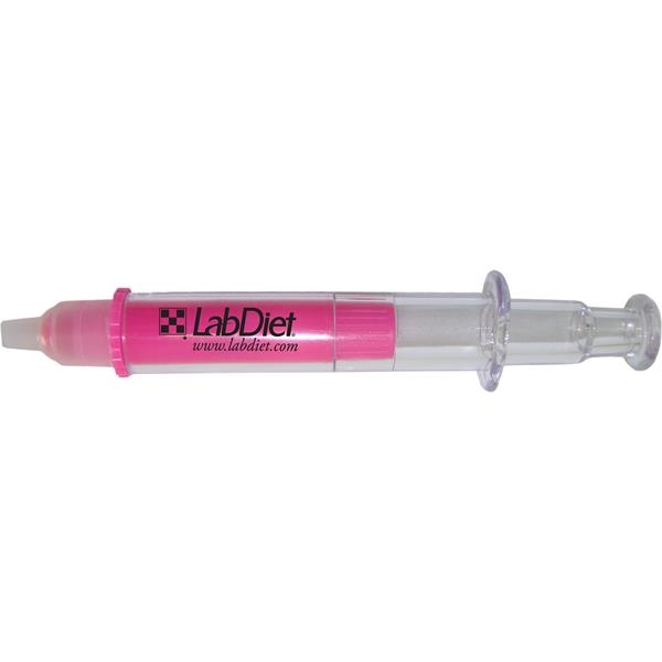 Syringe-shaped highlighter with gel ink that's designed to not smear, bleed,... from ASI 54100 Fields Manufacturing Inc / TargetLine®