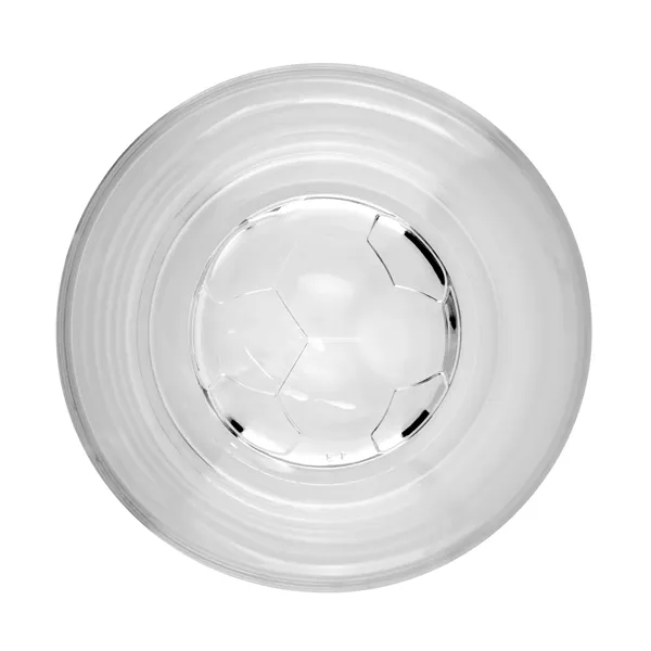 11 oz whiskey glass featuring a striking soccer ball design molded... from ASI 62088 IDProductsource