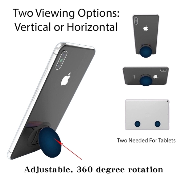 PopUp Twist Draw String Grip & Stand sticks flat to a... from ASI 62635 Inno-Vative Solutions Grp LTD
