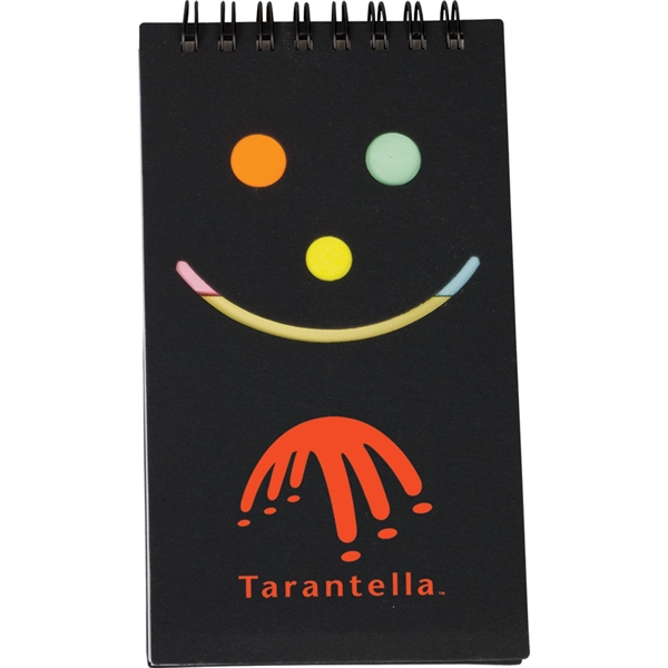 Smile jotter with 50 pages of lined paper, a 3" x... from ASI 54100 Fields Manufacturing Inc / TargetLine®