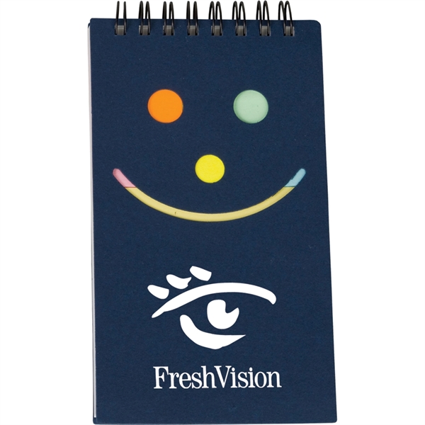 Smile jotter with 50 pages of lined paper, a 3" x... from ASI 54100 Fields Manufacturing Inc / TargetLine®