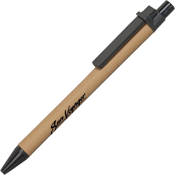 Eco spiral notebook with 5 1/2" paper barrel pen.... from ASI 54100 Fields Manufacturing Inc / TargetLine®