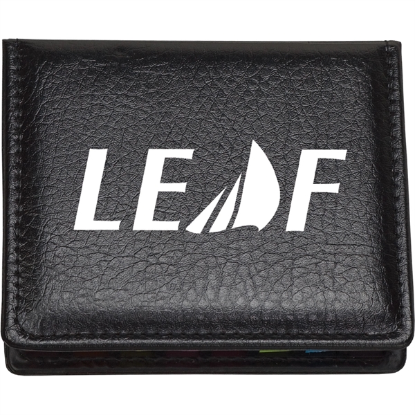 Book of two sticky note pads with eight assorted color flags... from ASI 54100 Fields Manufacturing Inc / TargetLine®