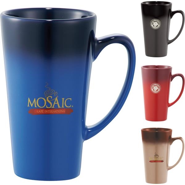 Cafe Tall Latte Ceramic Mug 14oz... from ASI 66887 PCNA