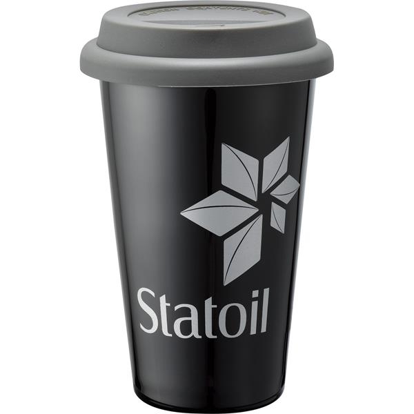 Double-Wall Ceramic Tumbler 11oz... from ASI 66887 PCNA