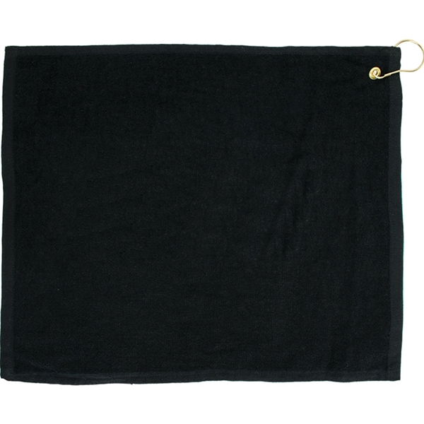 Hemmed golf towel made of terry, measuring 15" x 18", and... from ASI 38120 Ball Pro / Diversified Quality Kitchenware