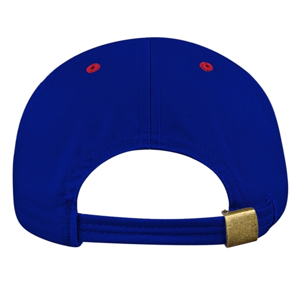Unstructured "Dad" Cotton Twill Union/USA Made Baseball Cap With Fabric Strap-Slide.... from ASI 73775 Unionwear