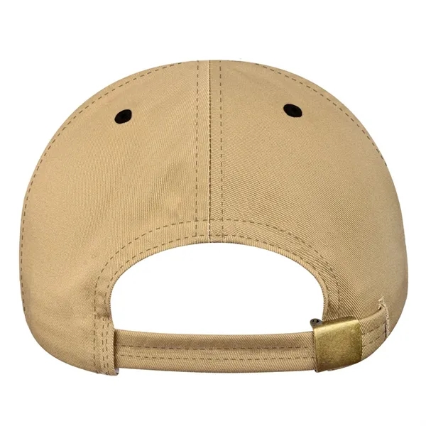 Unstructured "Dad" Cotton Twill Union/USA Made Baseball Cap With Fabric Strap-Slide.... from ASI 73775 Unionwear