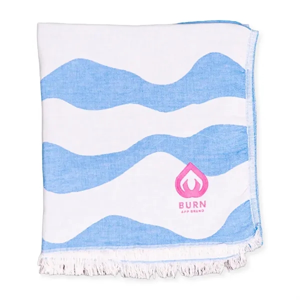 Wavy Stripes Double Faced Peshtemal Towel... from ASI 89320 Starline USA Inc