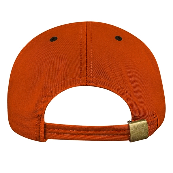 Unstructured "Dad" Cotton Twill Union/USA Made Baseball Cap With Snapback. Contrasting... from ASI 73775 Unionwear
