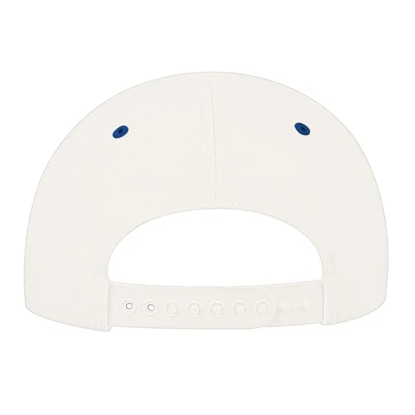 Unstructured "Dad" Cotton Twill Union/USA Made Baseball Cap With Snapback. Contrasting... from ASI 73775 Unionwear