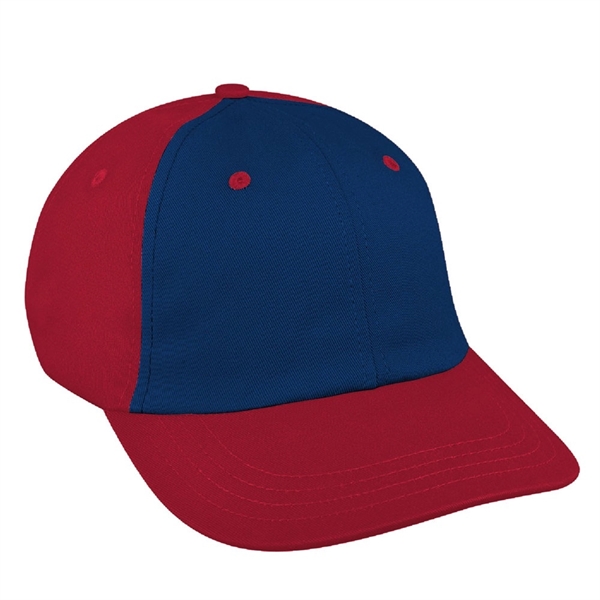 Unstructured "Dad" Cotton Twill Union/USA Made Baseball Cap With Snapback. Contrasting... from ASI 73775 Unionwear