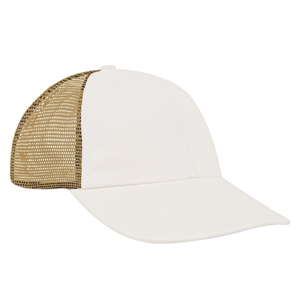 Unstructured "Dad" Cotton Twill Union/USA Made Baseball Cap With Snapback. Contrasting... from ASI 73775 Unionwear
