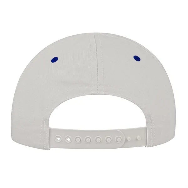 Unstructured "Dad" Cotton Twill Union/USA Made Baseball Cap With Snapback. Contrasting... from ASI 73775 Unionwear
