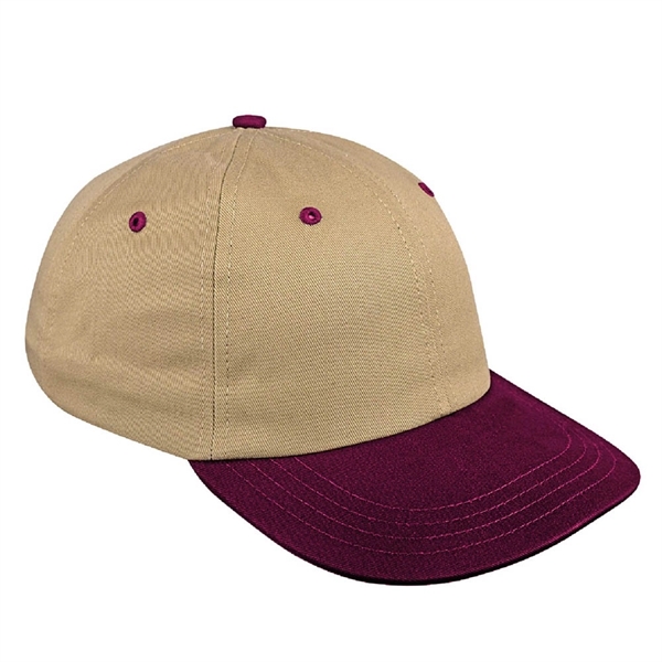Unstructured "Dad" Cotton Twill Union/USA Made Baseball Cap With Fabric Strap-Slide.... from ASI 73775 Unionwear