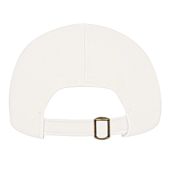 Unstructured "Dad" Cotton Twill Union/USA Made Baseball Cap With Snapback. Contrasting... from ASI 73775 Unionwear