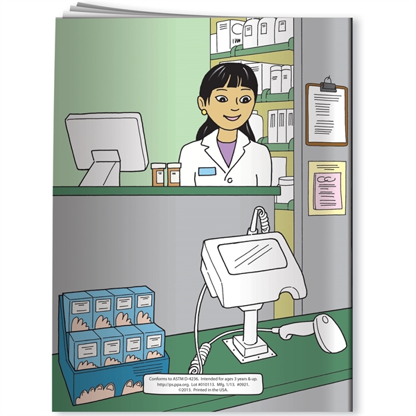 Coloring Book - My Visit to the Pharmacy... from ASI 54100 Fields Manufacturing Inc / Better Life Line