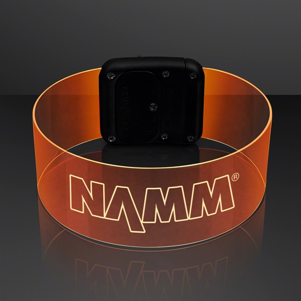 Cosmic LED Neon Bracelets; Laser Engraved Pricing... from ASI 34194 ALightPromos