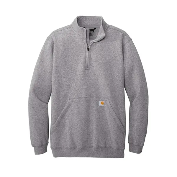 Durable Carhartt 1/4-zip sweatshirt made for work crews and branded everyday... from ASI 72657 Active Life Promo / Active Life