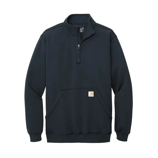Durable Carhartt 1/4-zip sweatshirt made for work crews and branded everyday... from ASI 72657 Active Life Promo / Active Life