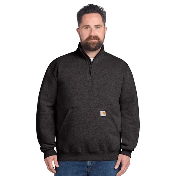 Durable Carhartt 1/4-zip sweatshirt made for work crews and branded everyday... from ASI 72657 Active Life Promo / Active Life