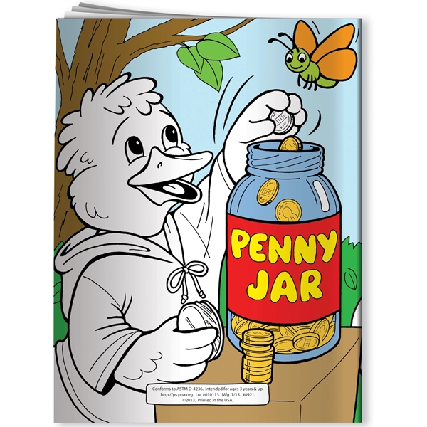 Coloring Book - Saving Money is Fun... from ASI 54100 Fields Manufacturing Inc / Better Life Line